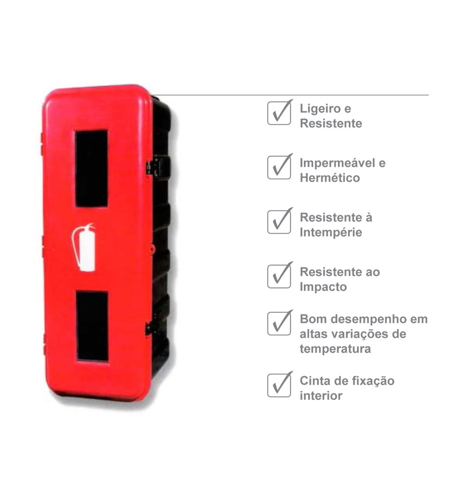 Armário para extintor ABS 6/9