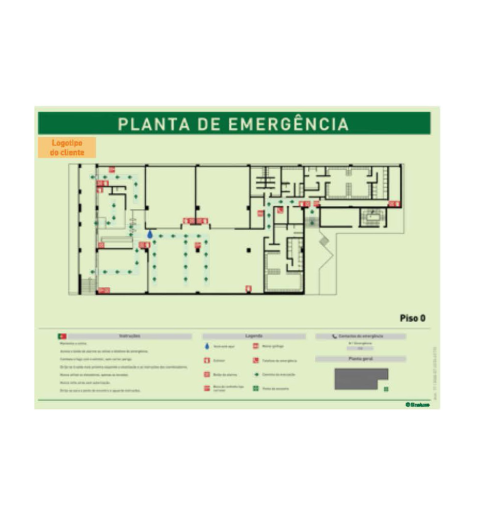 Sinalux Plantas de emergência